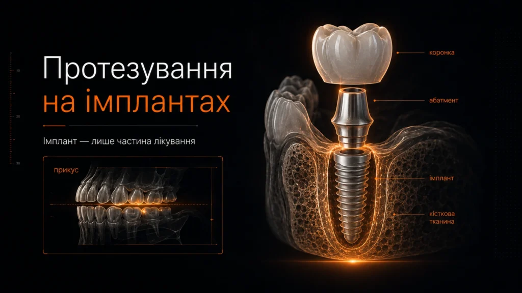 Протезування на імплантах в Ужгороді